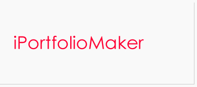 iPortfolioMaker